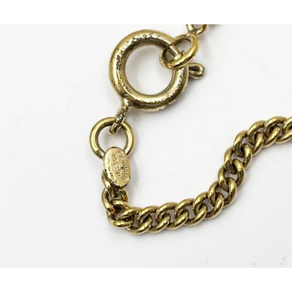 CHANEL Rare Vintage Gold Plated CC Large Red Lipstick Pendant Necklace - Picture 5 of 5